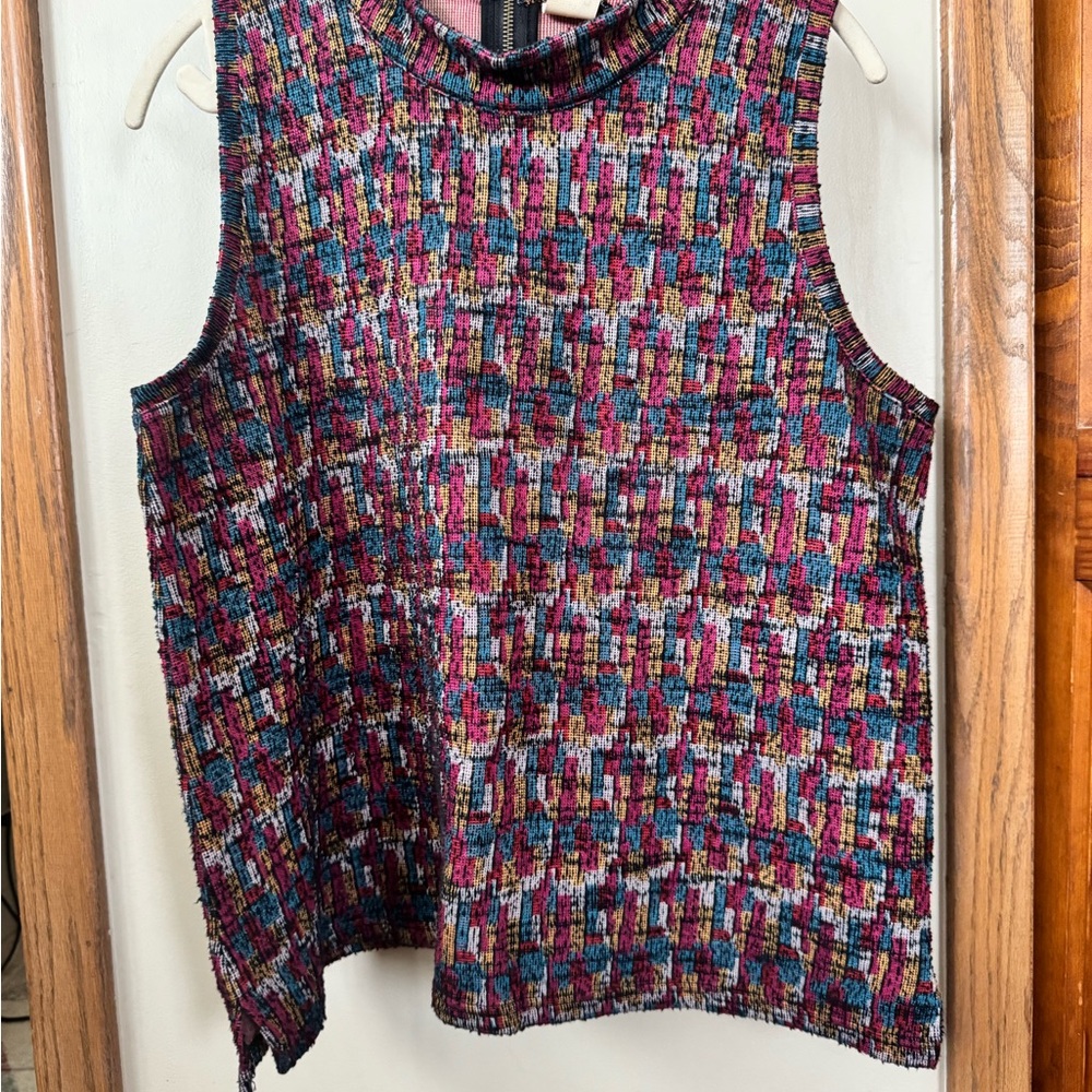 Multicolor Sleeveless Women's Top